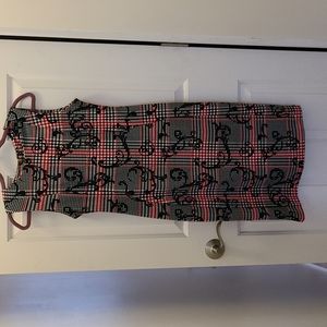 Black Herringbone dress